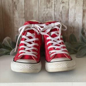 Women’s Red Hightop Converse